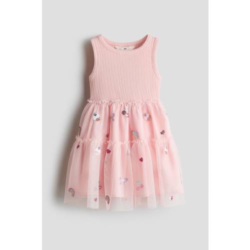 DRESS WITH TULLE SKIRT