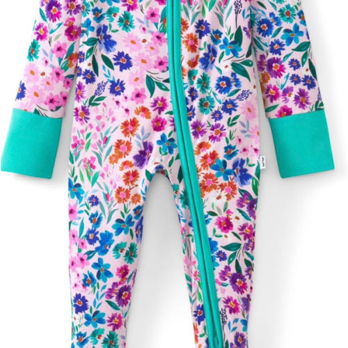 Little Sleepies Pajamas for Baby Boys & Girls, Viscose from Bamboo Baby Pajamas, Sleepers, 2-Way Zipper PJs