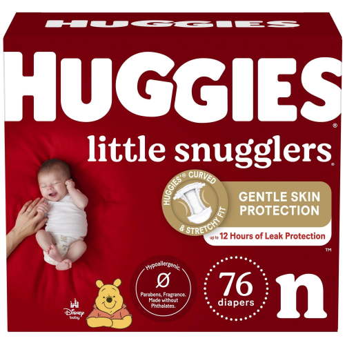 Huggies Little Snugglers Baby Diapers, Giga Pack, Sizes: N-2 - Walmart.ca
