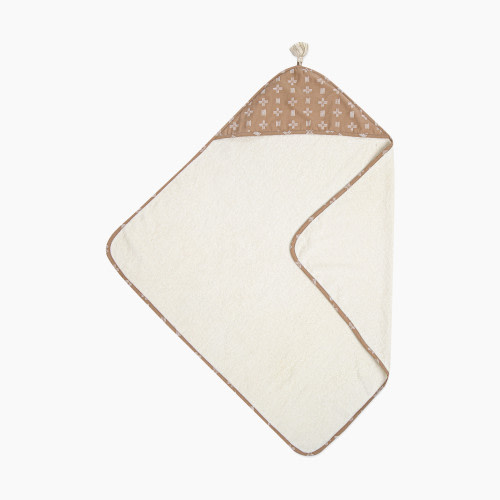 Crane Baby Cotton Terry Cloth Hooded Towel - Copper Dash