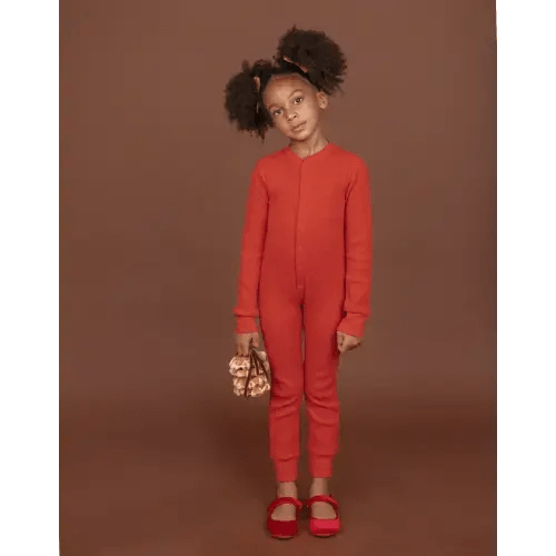 Kids Waffle One-Piece Sleeper 6-12mos.