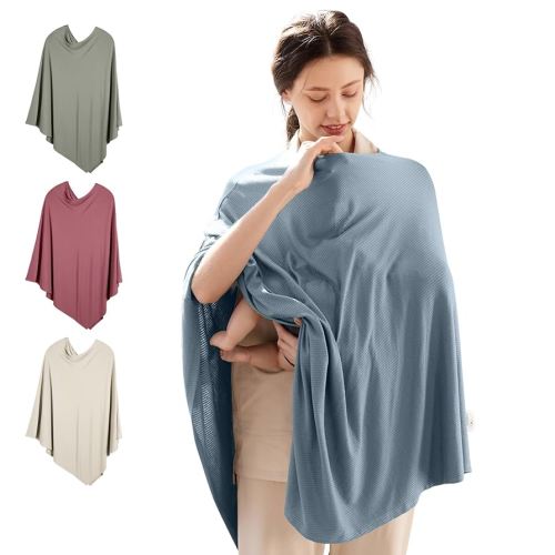 Rayon Made from Bamboo Nursing Cover for Baby Breastfeeding,360° Full Privacy Soft & Breathable Breastfeeding Covers Up for Women,Machine Washable Nursing shawl,Stretchy Carseat Cover