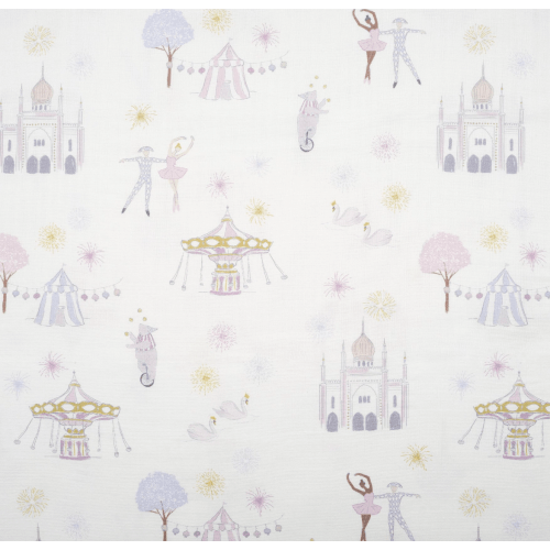 Adventures in Wonderland Swaddle - Rose