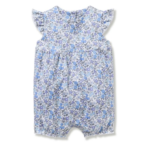 Baby's Pima Isla Play Romper in Fleur D'Azur