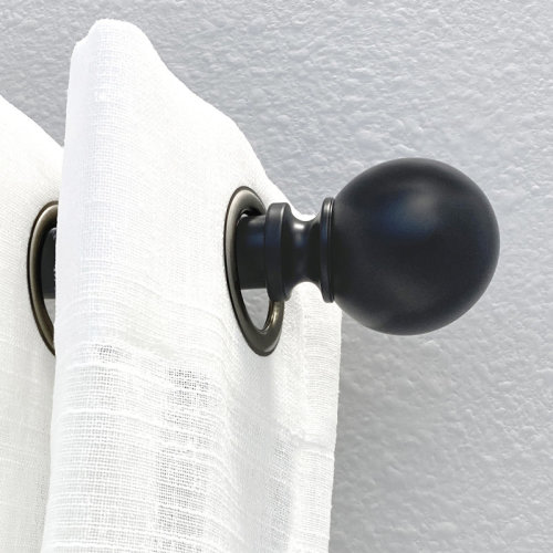 Winston Porter Decopolitan Punch and Press No Drill Curtain Rod Set & Reviews | Wayfair