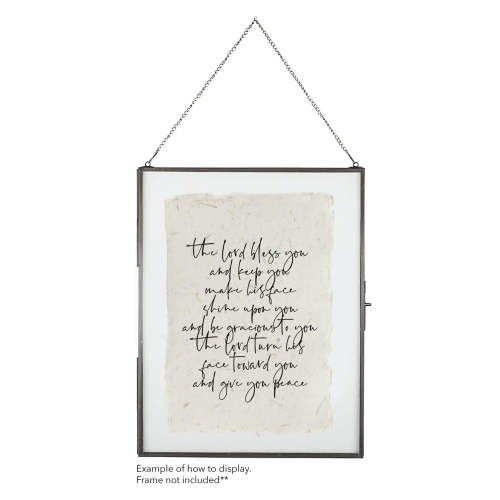 The Blessing, Give You Peace, Numbers 6:24-26 Cotton Print – OUR HOUSE ABOVE