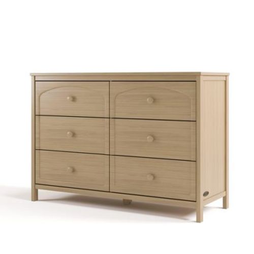 Graco Olivia 6 Drawer Double Dresser Driftwood
