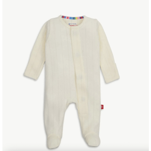 Magnetic Footie - Tofu Love Lines Pointelle - Size NB