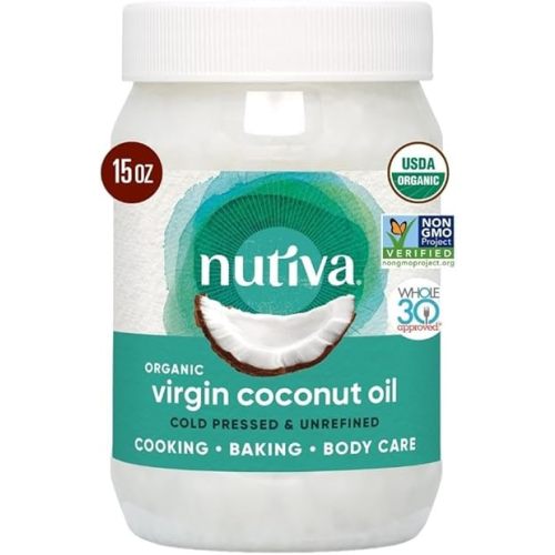 Nutiva, Organic Coconut Oil, 15 Fl Oz