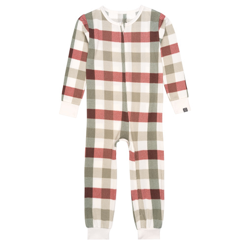 Modern Moments by Gerber Neutral Super Soft Hacci One-Piece Christmas Pajamas, 0/3 Months - 5T