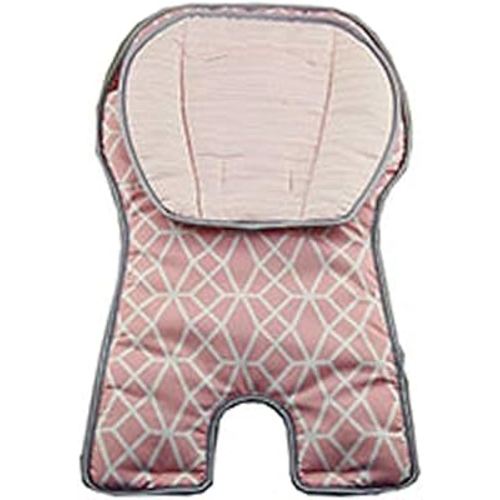 Replacement Pad for Fisher-Price Space-Saver Highchair - GDK25 ~ Deluxe Model ~ Pink Gemstone Print ~ Replacement Seat Cushion and Infant Support