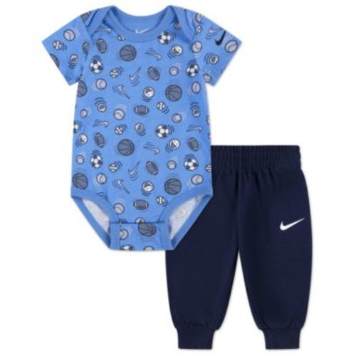 Baby Boys' Printed Bodysuit and Pants, 2-Piece Set