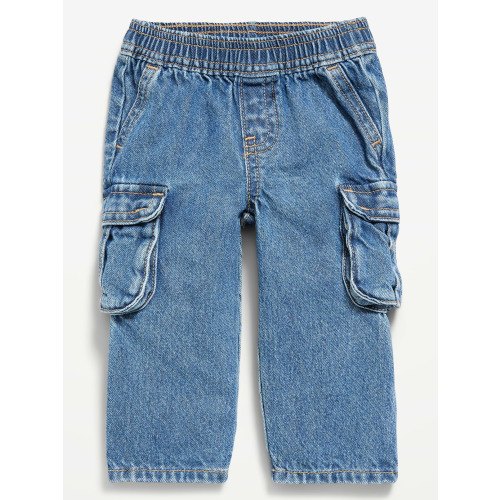 Baggy Barrel-Leg Cargo Jeans for Baby