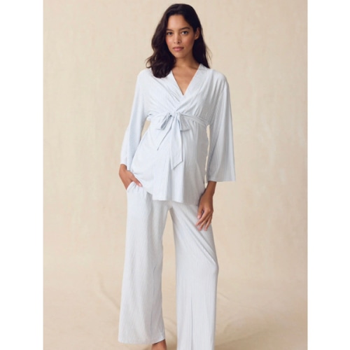 LAKE | Women | DreamModal® Pajamas | Fog Maternity Kimono Bundle