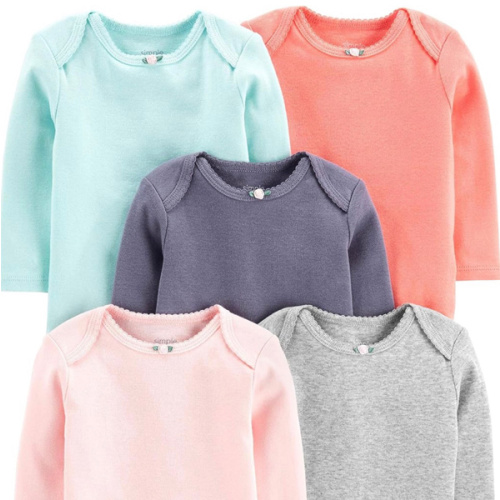 Simple Joys by Carter's Baby Girls 5-pack Long-sleeve Bodysuit