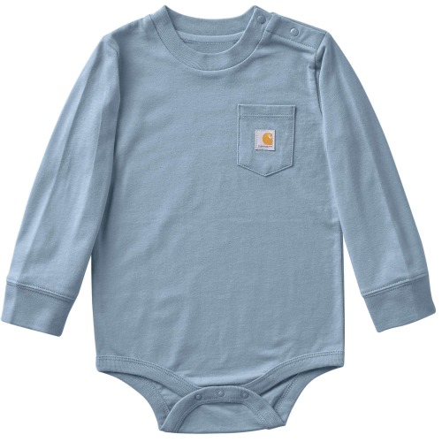 Kids' Long Sleeve Pocket Bodysuit (Baby)