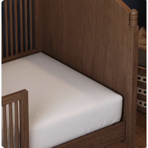 Breathable Organic Crib Mattress | 2-Stage Baby Lightweight Mattresses | Naturepedic