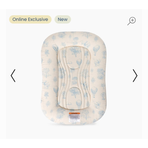 Infant Lounger Wave | Blue Toile