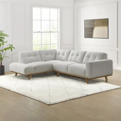 Aeva Fabric Sectional | Costco