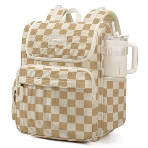 Large Corduroy Diaper Bag Backpack for Mom, 25L Baby Travel Bag with Insulated Bottle Pockets, 40oz Side Strap & Stroller-Ready Straps