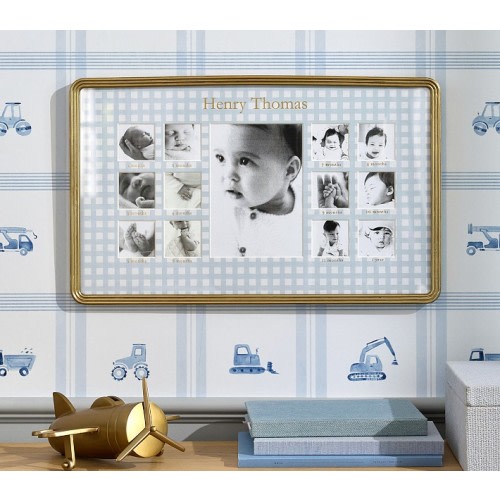 Bria Hammel Gingham First Year Frame (18" x 11")