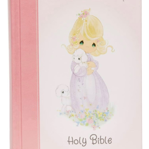 NKJV, Precious Moments Small Hands Bible, Hardcover, Pink, Comfort Print: Holy Bible, New King James Version