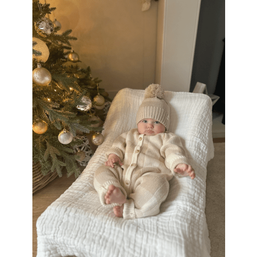 Gingham Knit Jumpsuit