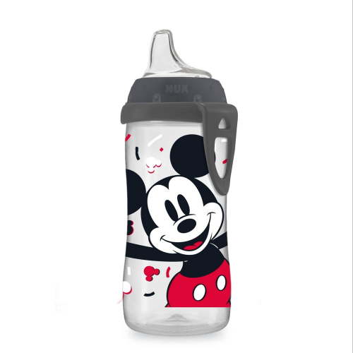 NUK Disney Active Cup, Mickey Mouse 10 oz Soft Spout Sippy Cup, 12+ Months, Unisex