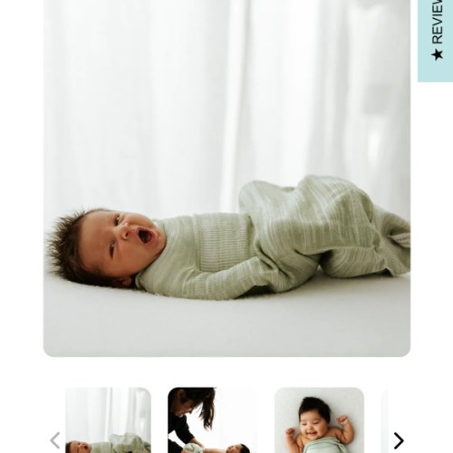 Bamboo Blend Mint Swaddle Sleep Sack – Swaddelini