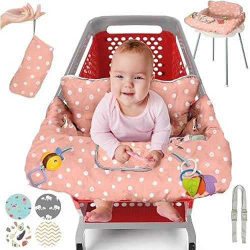Shopping Cart Cover for Baby, High Chair Cover for Grocery Cart, Padded