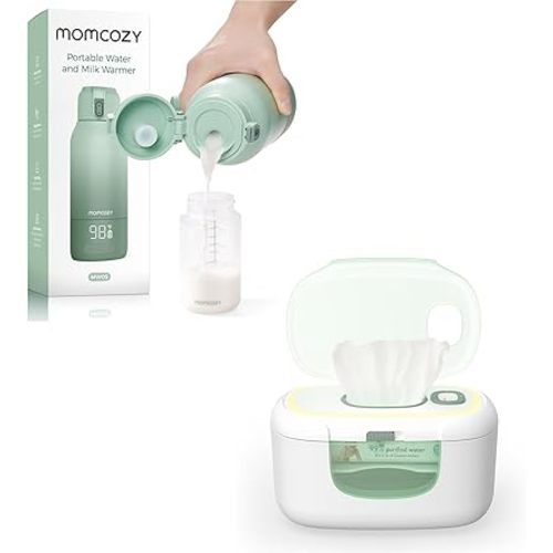 Momcozy Portable Milk Warmer & New Baby Wipe Warmer