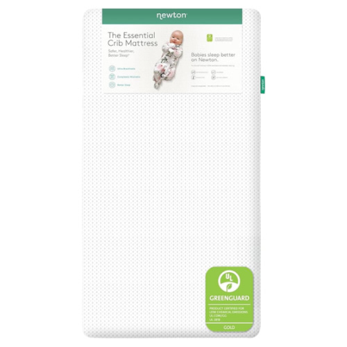 Newton Baby Essential Crib Mattress - Safe, Ultra-Breathable & Machine Washable Infant Crib Mattress, Removable Cover, Thick Cushion - White