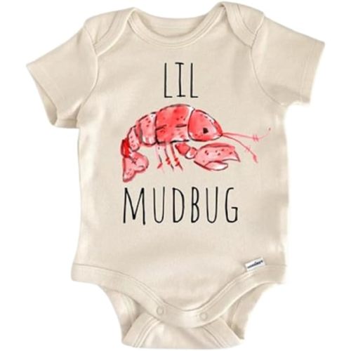 NOFO VIBES Crawfish Louisiana Nola Cajun New Orleans - Baby Boy Girl Clothes Infant Bodysuit Funny 1