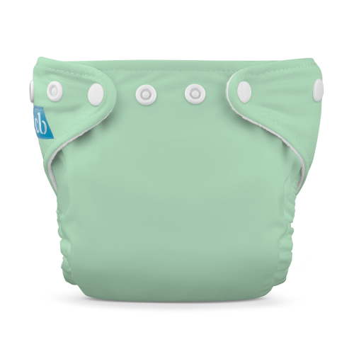 Charlie Banana Baby Washable Reusable Cloth Diapers Newborn, Multi-Color Sage - 1 Pack