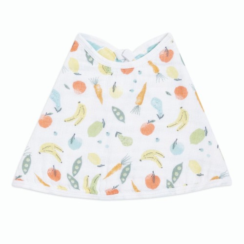 Avocado Cotton Muslin Burpy Bib | aden + anais