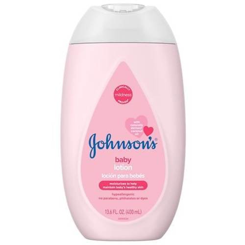 Johnson's Baby Lotion with Coconut Oil, Aloe Vera & Vitamin B5, 72 Hour Hydration