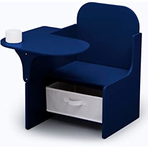 Delta Children MySize Chair Desk with Storage Bin - Greenguard Gold Certified, Navy