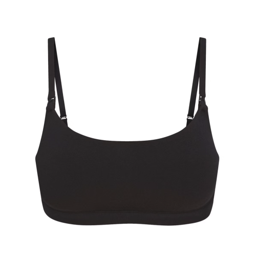 COTTON JERSEY MATERNITY NURSING SCOOP BRALETTE | SOOT