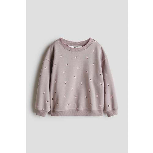 BRUSHED-INSIDE SWEATSHIRT WITH PRINTED MOTIF