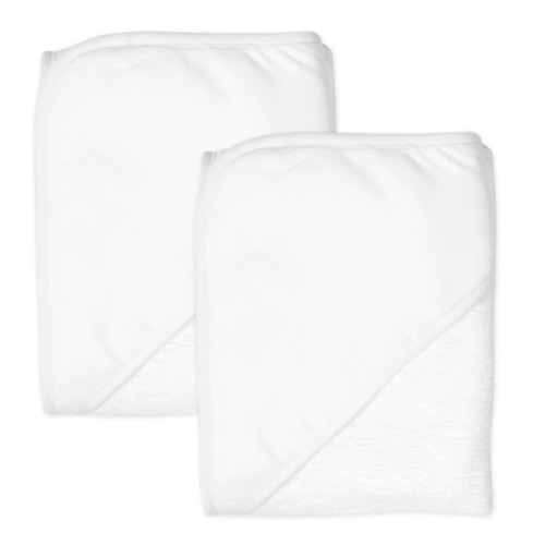 2-Pack Organic Cotton Hooded Towels, Rose Blossom | Honest Baby Clothing