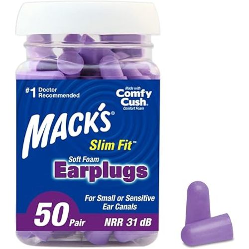 Foam Earplugs, 50 Pair - AMAZON