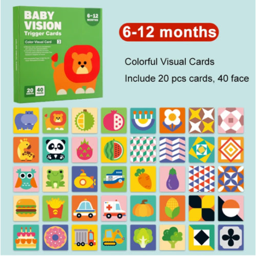 Montessori Baby Visual Stimulation Cards | Montessori Toys – Montessori Toys