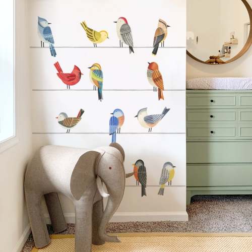 Birds On A Wire Kit • Peel-and-Stick Wall Decals