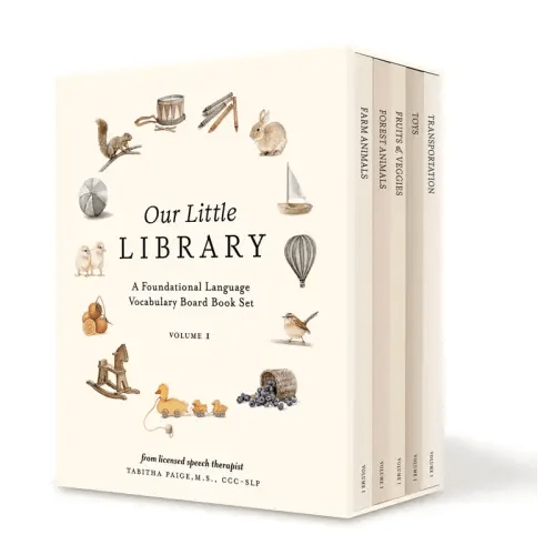 Our Little Library: A Foundational Language Vocabulary Board - TikTok Shop