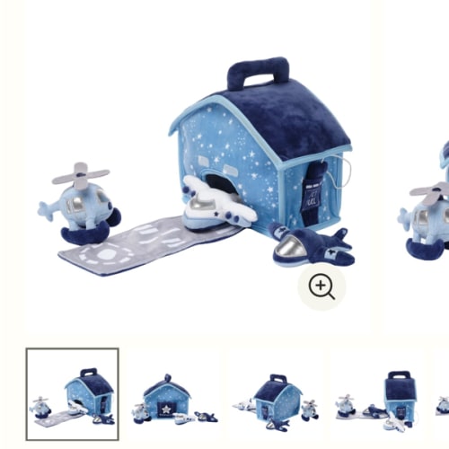 Interactive Airport Plush Play Set