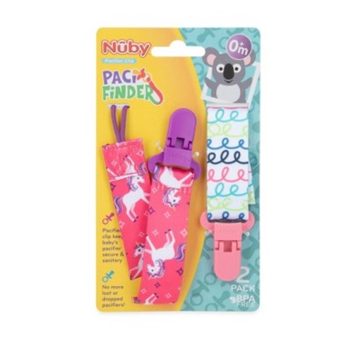 Nuby 2pk Fabric Pacifinder - Style Varies