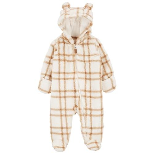 Carter's 0-9 Months Hooded Sherpa Bunting Pram