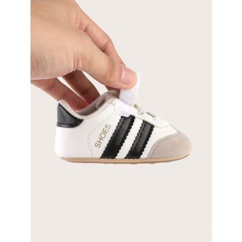 1 Pair Toddler Boys/Girls Hook And Loop Design Soft Sole Sneakers, Suitable For 0-1 Year Old Babies Learning To Walk, Fit For Spring, Autumn And Winter | SHEIN USA