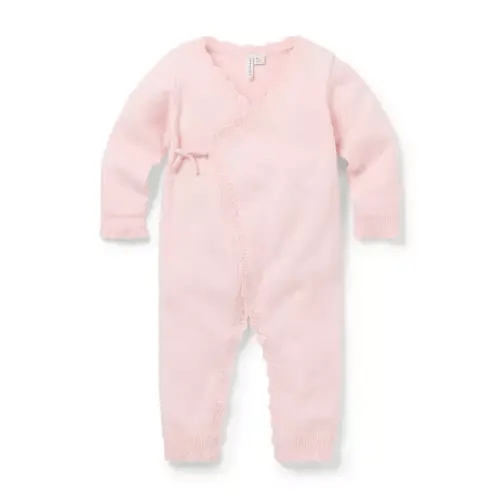 Baby Mauve Pink HATCH X Janie and Jack Baby Wrap One-Piece by Janie and Jack