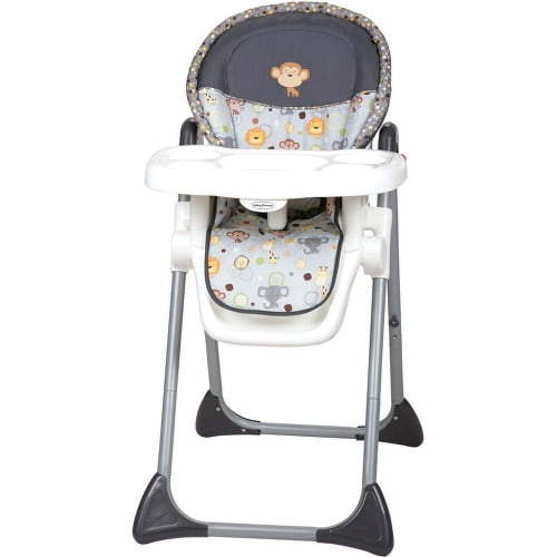 Baby Trend Sit-Right Adjustable High Chair, Bobbleheads, 3-Position Tray, 6-Height Adjustments